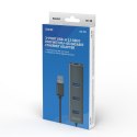SAVIO SAVIO AK-58 3-PORTOWY HUB USB-A Z ADAPTEREM RJ-45