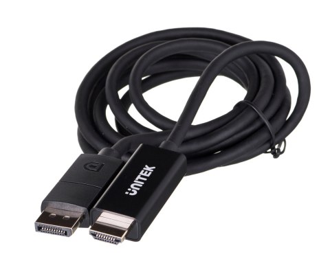 UNITEK UNITEK ADAPTER KABEL DP 1.2 - HDMI, 4K 60HZ, 1,9M UNITEK UNITEK ADAPTER KABEL DP 1.2 - HDMI, 4K 60HZ, 1,9M