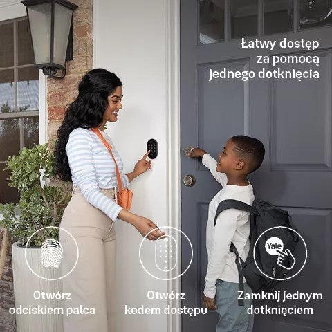 Yale Klawiatura do inteligentnego zamka Linus Yale Smart Keypad 2 z czytnikiem linii papilarnych Yale Klawiatura do inteligentnego zamka Linus Yale Smart Keypad 2 z czytnikiem linii papilarnych