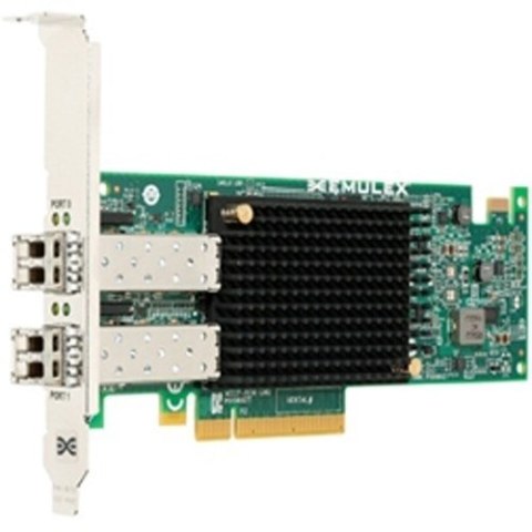BROADCOM Broadcom (Emulex) Fibre Channel HBA 2xPorts 16GFC Short Wave Optical LC SFP+ PCIe Gen3 x8 Gen6 LPe31002-M6 BROADCOM Broadcom (Emulex) Fibre Channel HBA 2xPorts 16GFC Short Wave Optical LC SFP+ PCIe Gen3 x8 Gen6 LPe31002-M6