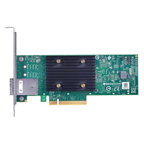 BROADCOM Broadcom HBA 9500-8e 12Gb/s SAS/SATA/NVMe PCIe 4.0, 2 x4 SFF-8644 (ext HD) BROADCOM Broadcom HBA 9500-8e 12Gb/s SAS/SATA/NVMe PCIe 4.0, 2 x4 SFF-8644 (ext HD)
