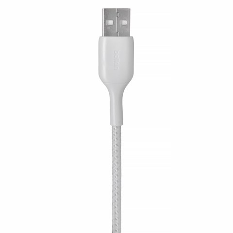 Belkin Kabel Belkin BoostCharge Braided Lightning to USB-A Cable 2m oplot White Belkin Kabel Belkin BoostCharge Braided Lightning to USB-A Cable 2m oplot White