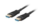 Lanberg LANBERG KABEL HDMI LANBERG KABEL HDMI M/M V2.1 10M OPTYCZNY AOC CZARNY CA-HDMI-30FB-0100-BK