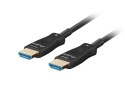 Lanberg LANBERG KABEL HDMI M/M V2.1 50M 8K OPTYCZNY AOC CA-HDMI-30FB-0500-BK