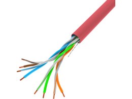 Lanberg LANBERG KABEL LAN UTP 100MB/S 305M DRUT CCA CZERWONY