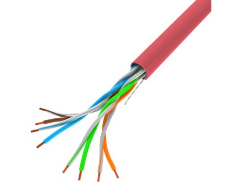 Lanberg LANBERG KABEL LAN UTP 100MB/S 305M DRUT CCA CZERWONY Lanberg LANBERG KABEL LAN UTP 100MB/S 305M DRUT CCA CZERWONY