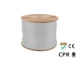 Lanberg LANBERG KABEL UFTP KAT. 6A 305M DRUT CU LSZH SZARY CPR+FLUKE PASSED