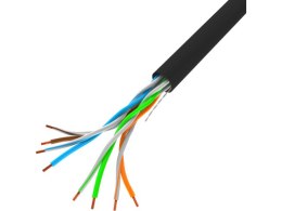Lanberg LANBERG KABEL UTP 100MB/S 305M DRUT CCA CZARNY LCU5-10CC-0305-BK