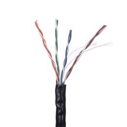 Lanberg LANBERG KABEL UTP 1GB/S 305M DRUT CCA CZARNY LCU6-10CC-0305-BK