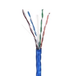 Lanberg LANBERG KABEL UTP 1GB/S 305M DRUT CCA NIEBIESKI LCU6-10CC-0305-B