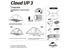 Naturehike Naturehike Namiot Cloud Up 3 20D Updated NH18T030-T-Forest Green