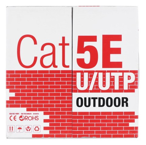 Q-LANTEC Q-LANTEC Kabel sieciowy UTP kat.5e PE ZEWNĘTRZNY SUCHY 305m Q-LANTEC Q-LANTEC Kabel sieciowy UTP kat.5e PE ZEWNĘTRZNY SUCHY 305m
