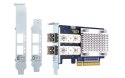 QNAP Qnap QXP-16G2FC, 2x 16Gb Gen 5 Fibre Channel card with SFP+ transceivers(2x 16Gb LC SR), PCIe Gen3 x8, Low profile, up to 125 me
