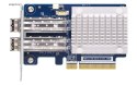 QNAP Qnap QXP-16G2FC, 2x 16Gb Gen 5 Fibre Channel card with SFP+ transceivers(2x 16Gb LC SR), PCIe Gen3 x8, Low profile, up to 125 me