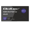 Qoltec QOLTEC ROZDZIELACZ SPLITTER 2XHDMI 4KX2K | 6GB/S | 60HZ