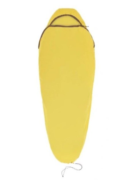SEA TO SUMMIT Wkładka do śpiwora SEA TO SUMMIT Reactor - Mummy w/ Drawcord - Standard - Yellow SEA TO SUMMIT Wkładka do śpiwora SEA TO SUMMIT Reactor - Mummy w/ Drawcord - Standard - Yellow
