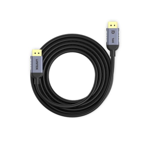 UNITEK UNITEK KABEL DISPLAYPORT 1.4 8K 60HZ, 4K 240HZ, 2M UNITEK UNITEK KABEL DISPLAYPORT 1.4 8K 60HZ, 4K 240HZ, 2M