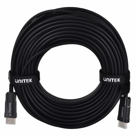 UNITEK UNITEK KABEL OPTYCZNY HDMI 2.0 Active Optical Cable 4K 60HZ 25M UNITEK UNITEK KABEL OPTYCZNY HDMI 2.0 Active Optical Cable 4K 60HZ 25M