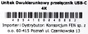 UNITEK UNITEK PRZEŁĄCZNIK USB-C 4K 144HZ, DWUKIERUNKOWY