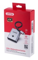 UNITEK UNITEK PRZEŁĄCZNIK USB-C 4K 144HZ, DWUKIERUNKOWY