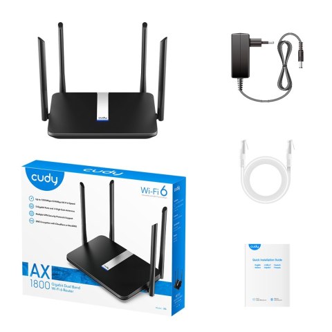 CUDY Router CUDY X6 LAN Gigabit AX1800 WiFi 6 Mesh CUDY Router CUDY X6 LAN Gigabit AX1800 WiFi 6 Mesh