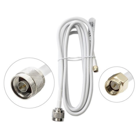 Qoltec QOLTEC ANTENA 4G LTE DUAL | 14DBI | DOOKÓLNA | ZEWNĘTRZNA Qoltec QOLTEC ANTENA 4G LTE DUAL | 14DBI | DOOKÓLNA | ZEWNĘTRZNA