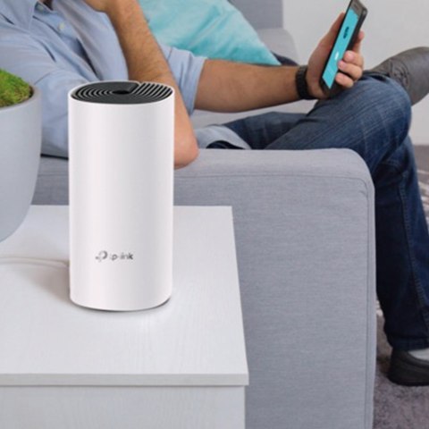 TP-LINK Access Point bezprzewodowy WiFi TP-LINK DECO M4 1-PACK (300 Mb/s - 802.11 b/g/n, 867 Mb/s - 802.11 a/n/ac) TP-LINK Access Point bezprzewodowy WiFi TP-LINK DECO M4 1-PACK (300 Mb/s - 802.11 b/g/n, 867 Mb/s - 802.11 a/n/ac)