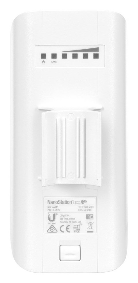 UBIQUITI Access Point UBIQUITI LocoM5(EU) (150 Mb/s - 802.11a, 150 Mb/s - 802.11n) UBIQUITI Access Point UBIQUITI LocoM5(EU) (150 Mb/s - 802.11a, 150 Mb/s - 802.11n)