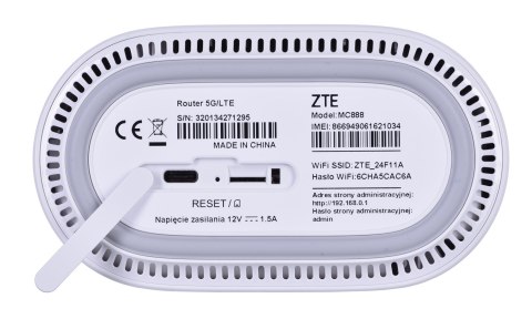 ZTE Poland Router ZTE MC888 5G stacjonarny (WYPRZEDAŻ) ZTE Poland Router ZTE MC888 5G stacjonarny (WYPRZEDAŻ)
