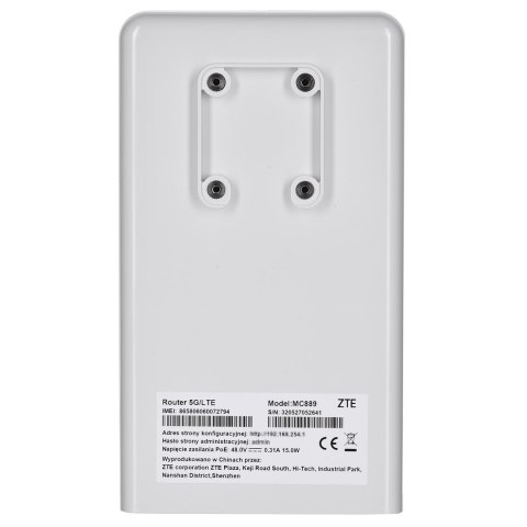 ZTE Poland Router ZTE MC889 5G ODU ZTE Poland Router ZTE MC889 5G ODU