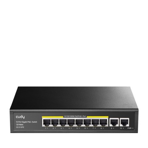 CUDY Switch CUDY GS1010PE 8-Port Gigabit PoE+ 120W 2xGbE Uplink CUDY Switch CUDY GS1010PE 8-Port Gigabit PoE+ 120W 2xGbE Uplink