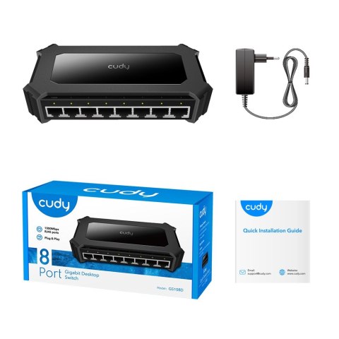 CUDY Switch CUDY GS108D 8-Port 10/100/1000 CUDY Switch CUDY GS108D 8-Port 10/100/1000
