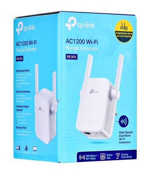 TP-LINK Wzmacniacz sieciowa TP-LINK RE305 TP-LINK Wzmacniacz sieciowa TP-LINK RE305