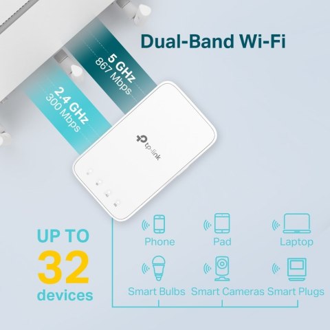 TP-LINK Wzmacniacz sygnału WiFi TP-LINK RE300 TP-LINK Wzmacniacz sygnału WiFi TP-LINK RE300