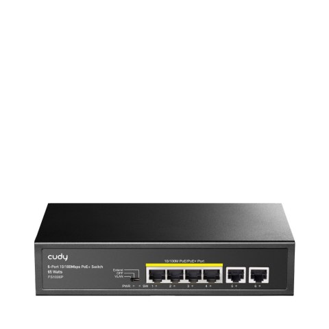 CUDY Switch CUDY FS1006P 6-Port 10/100M PoE+ 60W CUDY Switch CUDY FS1006P 6-Port 10/100M PoE+ 60W
