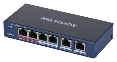 Hikvision SWITCH POE HIKVISION DS-3E0106HP-E 6-PORTOWY