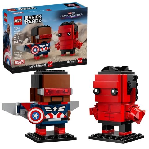 Lego LEGO 40668 Super Heroes - Figurki Kapitana Ameryki i Czerwonego Hulka Lego LEGO 40668 Super Heroes - Figurki Kapitana Ameryki i Czerwonego Hulka