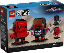 Lego LEGO 40668 Super Heroes - Figurki Kapitana Ameryki i Czerwonego Hulka