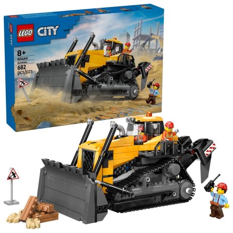 Lego LEGO CITY 60466 BIG VEHICLES YELLOW BULLDOZER WITH FRONT LOADER Lego LEGO CITY 60466 BIG VEHICLES YELLOW BULLDOZER WITH FRONT LOADER