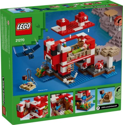 Lego LEGO MINECRAFT 21270 Dom grzybowej krowy Lego LEGO MINECRAFT 21270 Dom grzybowej krowy