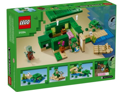 Lego LEGO Minecraft 21254 Domek na plaży żółwi Lego LEGO Minecraft 21254 Domek na plaży żółwi
