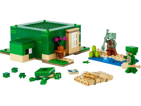 Lego LEGO Minecraft 21254 Domek na plaży żółwi Lego LEGO Minecraft 21254 Domek na plaży żółwi
