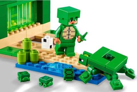 Lego LEGO Minecraft 21254 Domek na plaży żółwi Lego LEGO Minecraft 21254 Domek na plaży żółwi