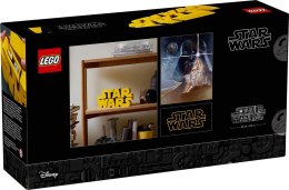Lego LEGO Star Wars 75407 Logo Star Wars zbudowane z klocków