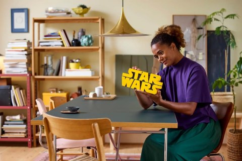Lego LEGO Star Wars 75407 Logo Star Wars zbudowane z klocków Lego LEGO Star Wars 75407 Logo Star Wars zbudowane z klocków
