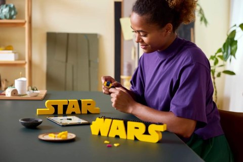Lego LEGO Star Wars 75407 Logo Star Wars zbudowane z klocków Lego LEGO Star Wars 75407 Logo Star Wars zbudowane z klocków