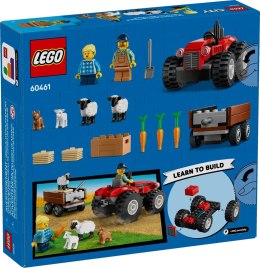 Lego LEGO CITY 60461 Czerwony traktor z przyczepą i owcą