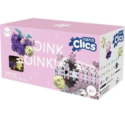 CLICS Nano Clics - konstrukcyjne, belgijskie klocki - Fantastyczni Konstruktorzy - Zestaw 250 elementów CLICS Nano Clics - konstrukcyjne, belgijskie klocki - Fantastyczni Konstruktorzy - Zestaw 250 elementów