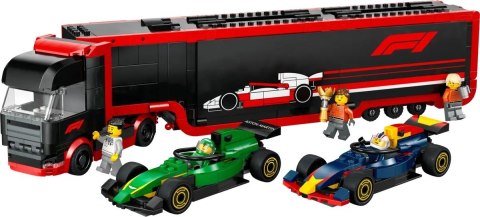 Lego LEGO CITY 60445 F1 Ciężarówka z bolidami RB20 i AMR24 F1 Lego LEGO CITY 60445 F1 Ciężarówka z bolidami RB20 i AMR24 F1