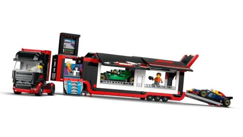 Lego LEGO CITY 60445 F1 Ciężarówka z bolidami RB20 i AMR24 F1 Lego LEGO CITY 60445 F1 Ciężarówka z bolidami RB20 i AMR24 F1
